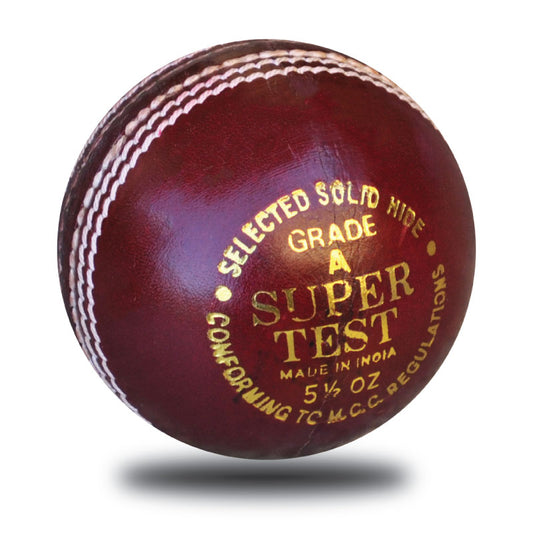 Super Test Leather Cricket Ball